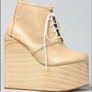 Dead right Olga lace-up Platform Wedges